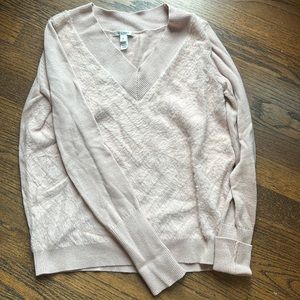 Blue vneck Stella and dot sweater